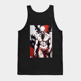 Crimson Canvas: Macabre Masterpiece Tank Top